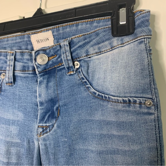Girl’s Cuffed Skinny Hudson Jeans - Picture 2 of 11
